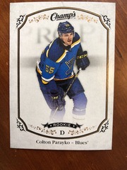 2015-16 Upper Deck Champ's Rookie Colton Parayko #173 Blues